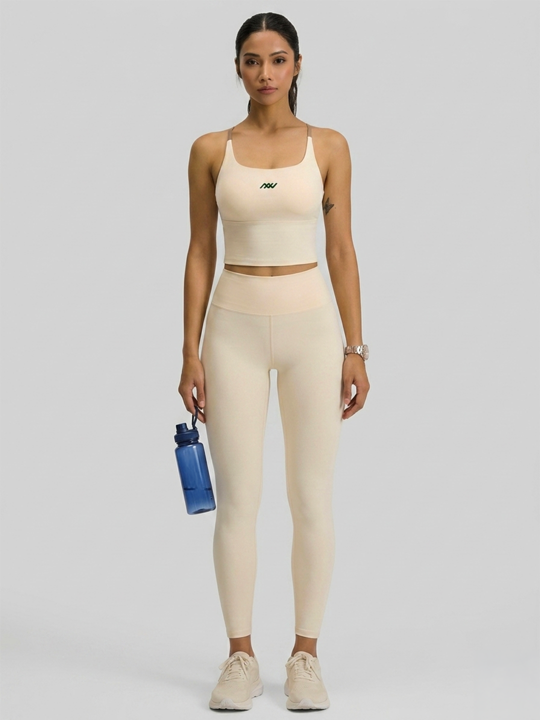 Align Cross-Back Bra Tank - Cream