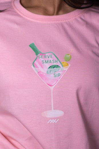 Serve, Smash & Sip Tee