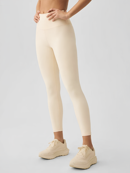 Essential High Waist Leggings - Cream