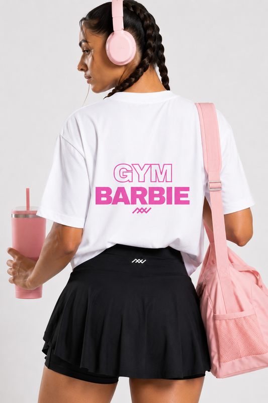 Gym Barbie Oversized Tee