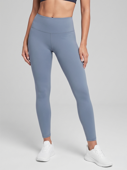 Essential High Waist Leggings - Blue Grey