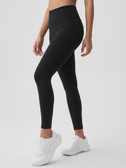 Essential High Waist Leggings - Black
