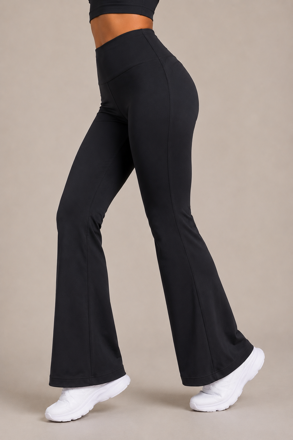 Everyday Flared Leggings - Black