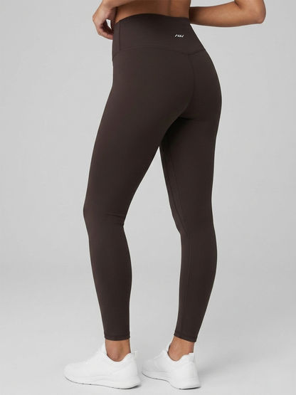 Essential High Waist Leggings - Dark Brown