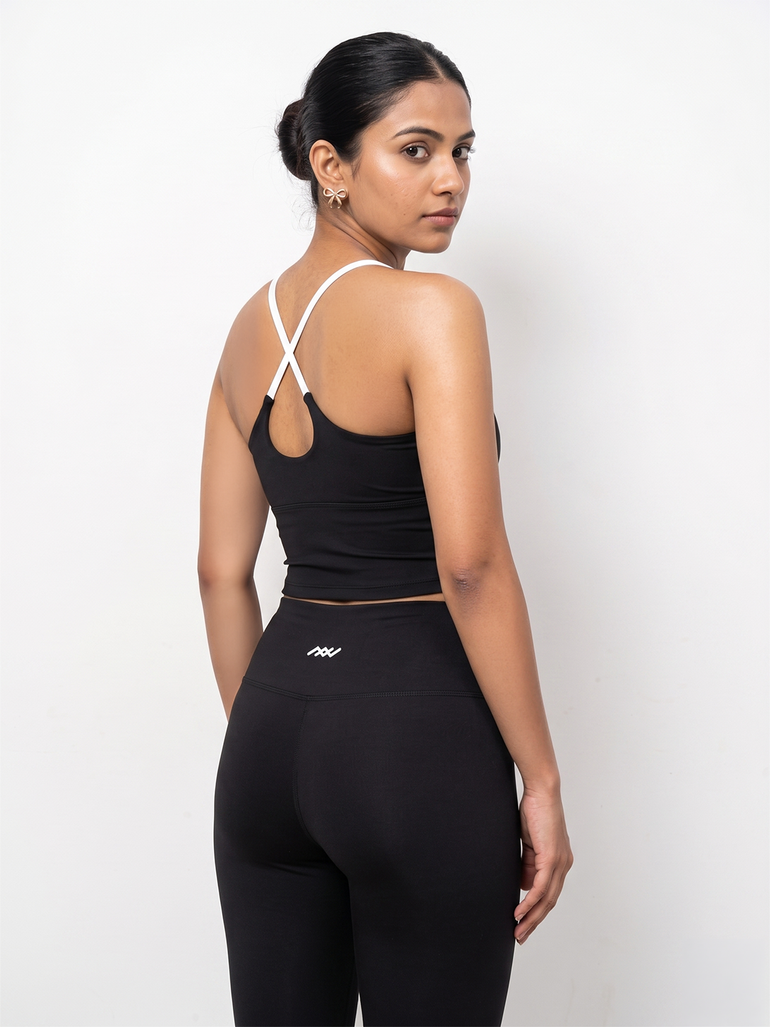 Align Cross-Back Bra Tank - Black