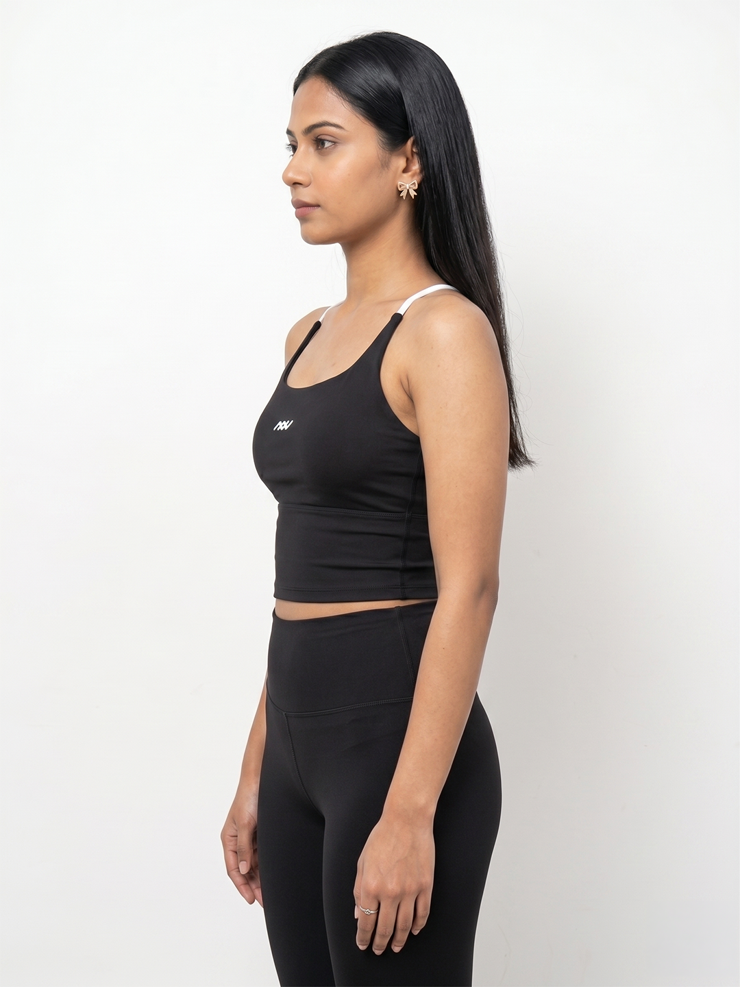 Align Cross-Back Bra Tank - Black