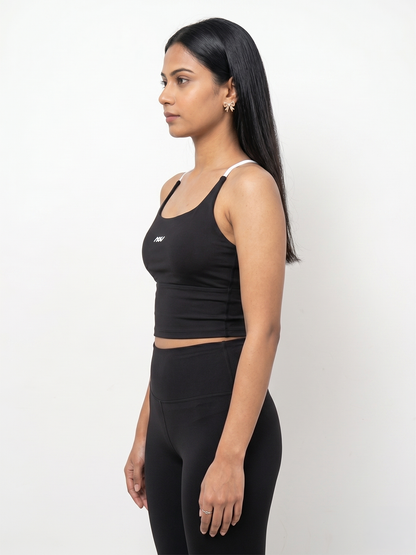 Align Cross-Back Bra Tank - Black