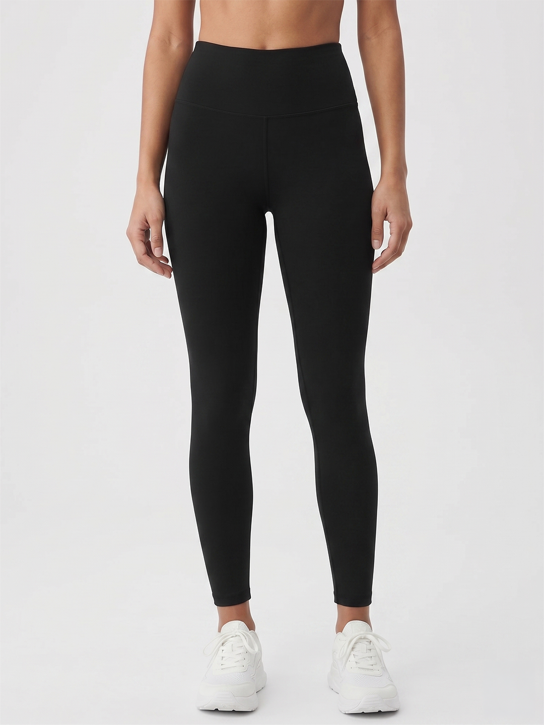 Essential High Waist Leggings - Black