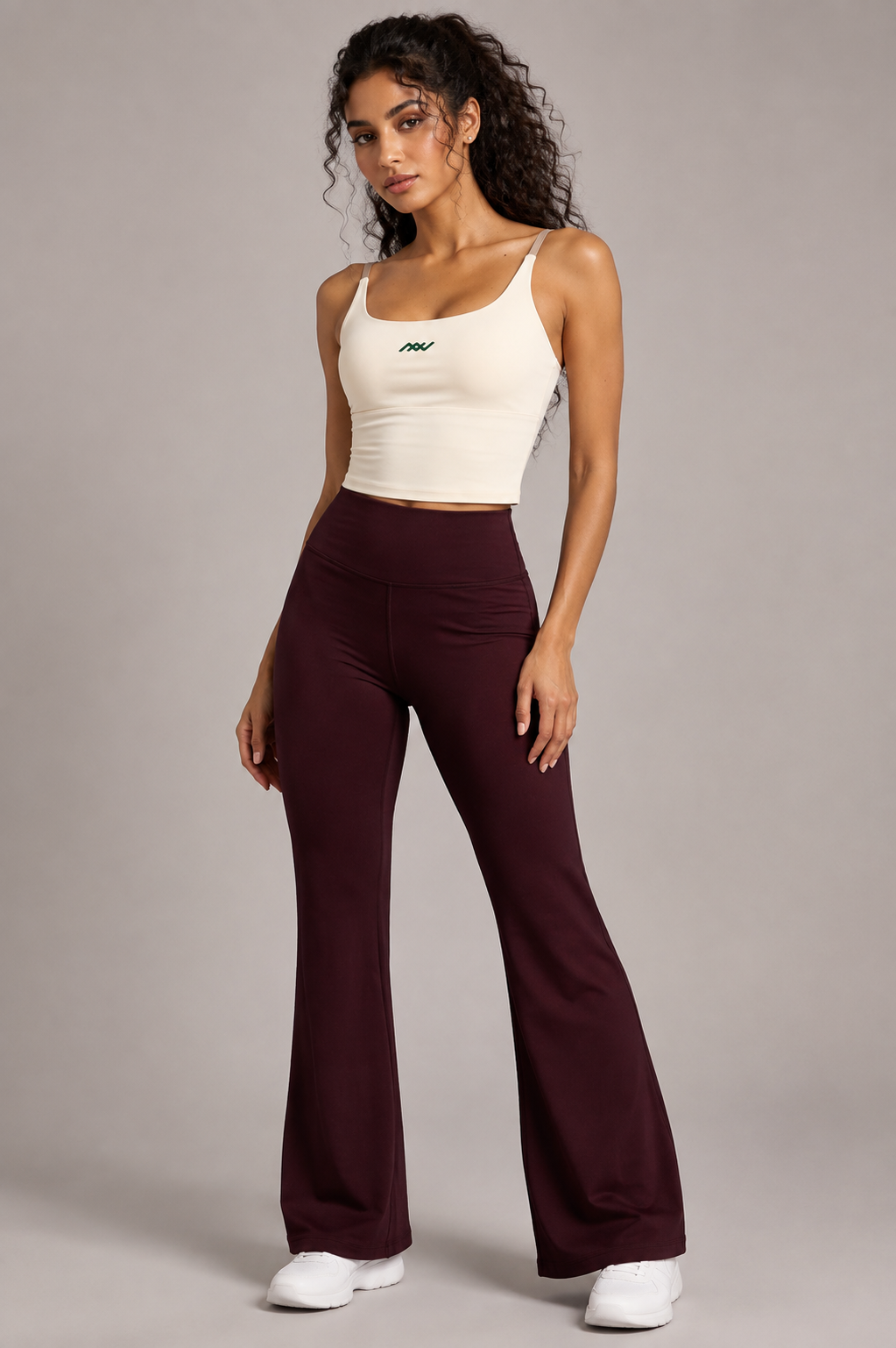 Everyday Flared Leggings - Wine