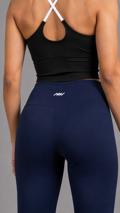 Everyday Flared Leggings - Ink Blue