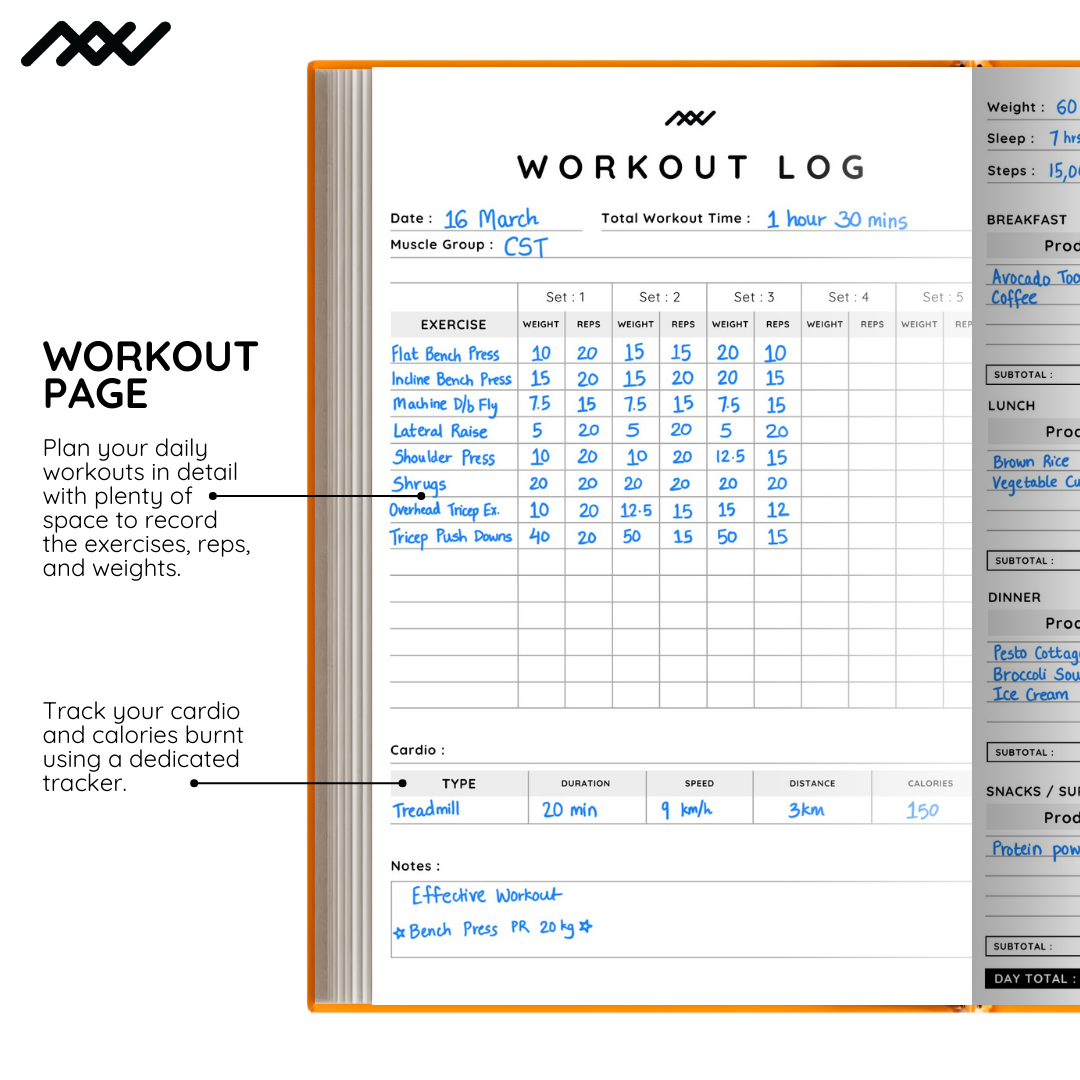 Wave Workout Journal