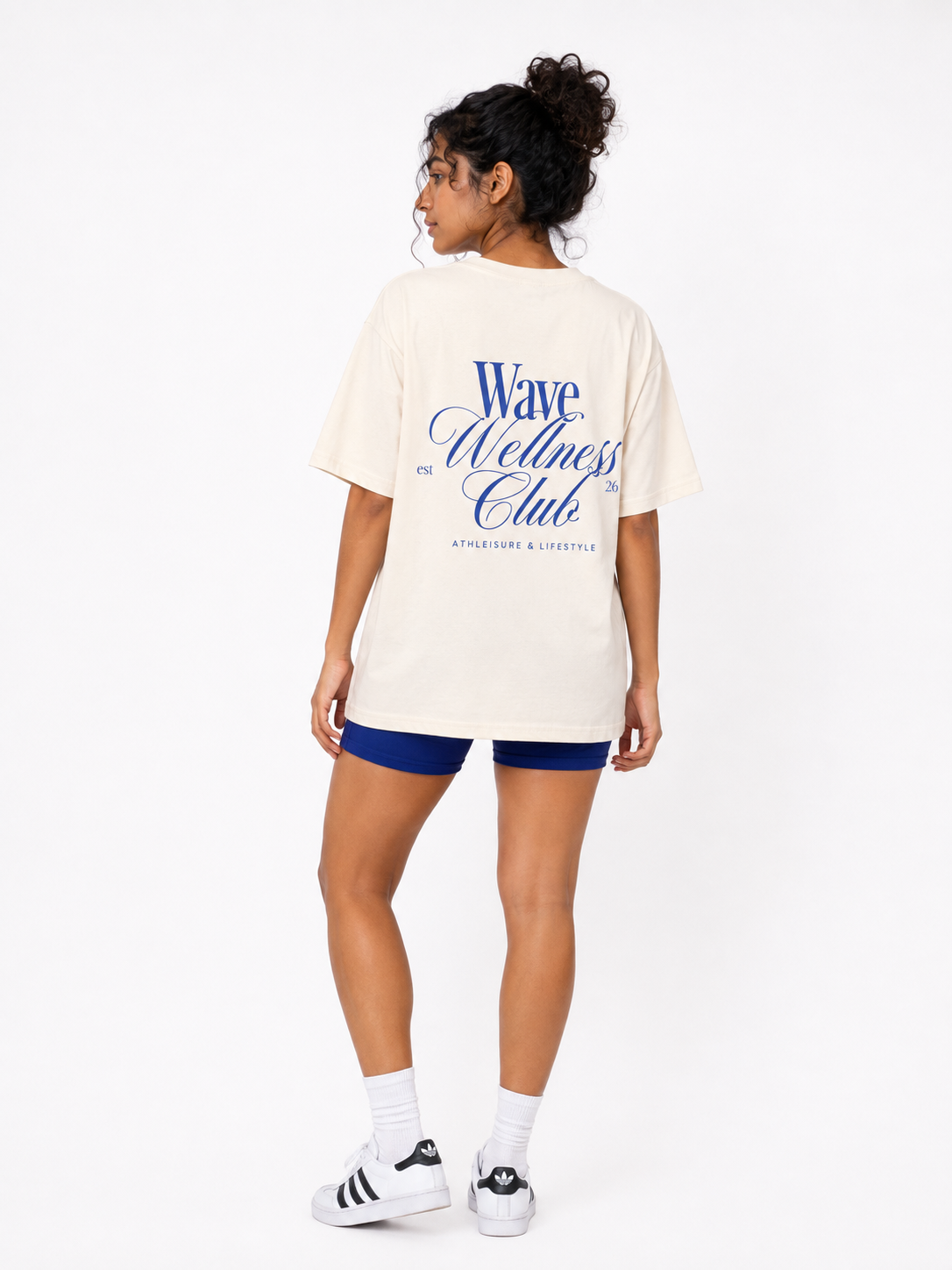 Wave Wellness Club Oversized Tee