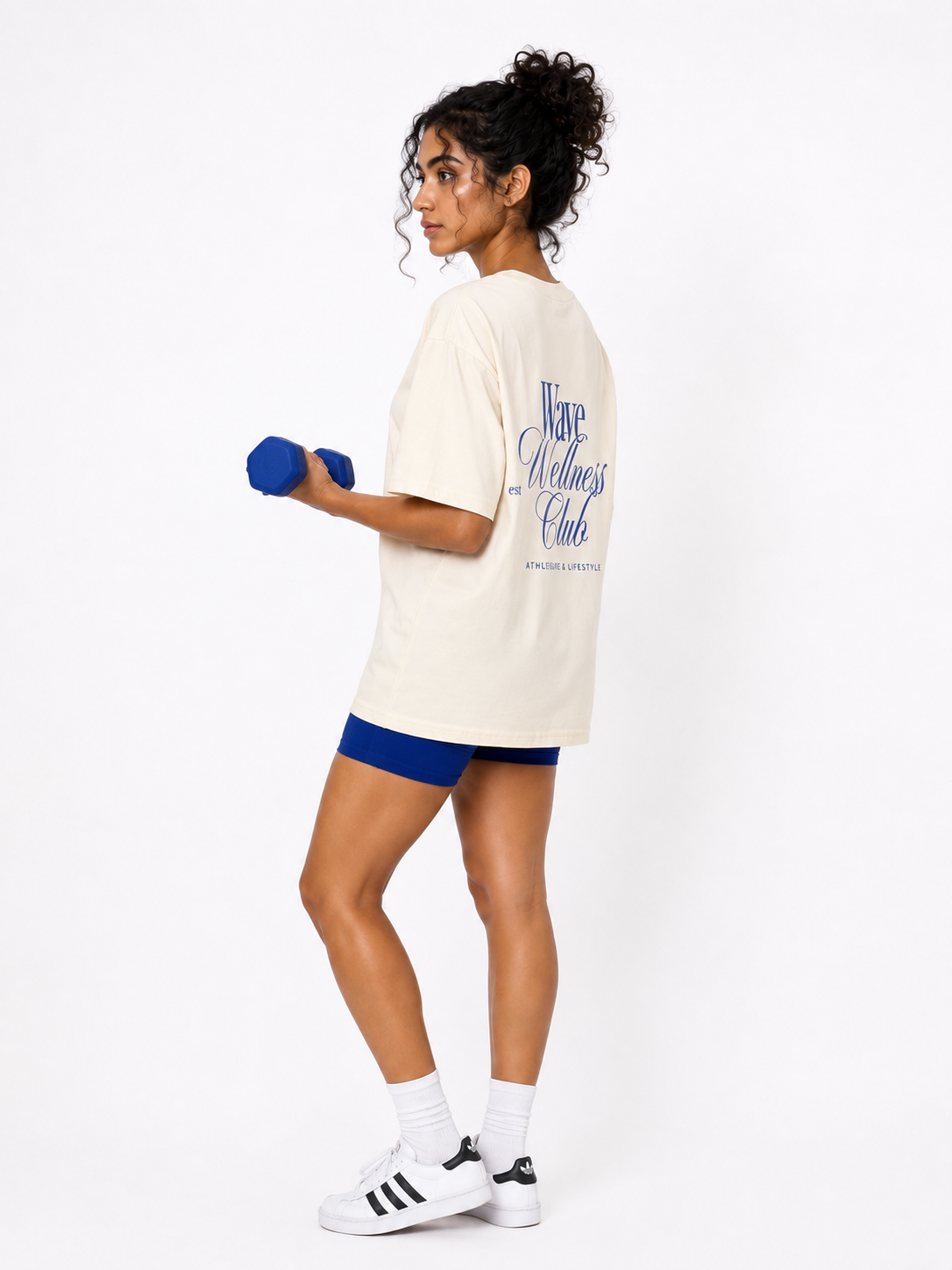 Wave Wellness Club Oversized Tee