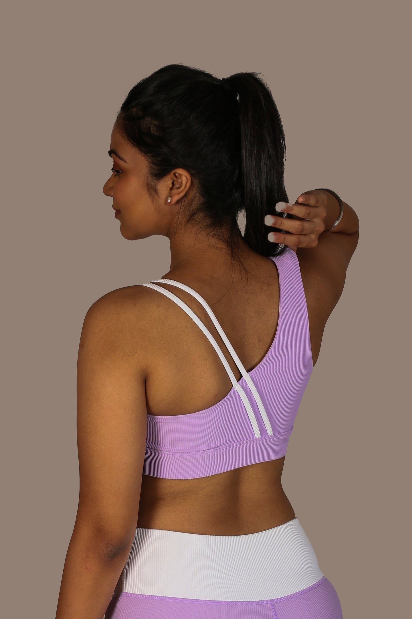 Offset Sports Bra - Amethyst